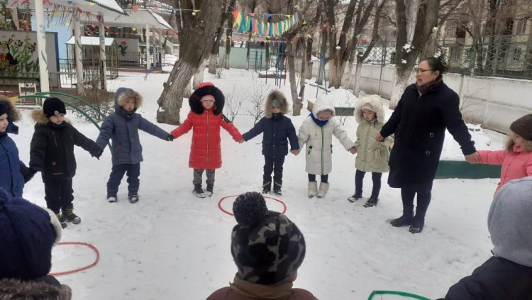 Подвижные игры на прогулке.